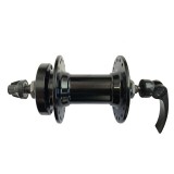 Втулка алюмінієва передня під ексцентрик на промпідшипнику ( Disc-Brake 6 болтів) Black 36H